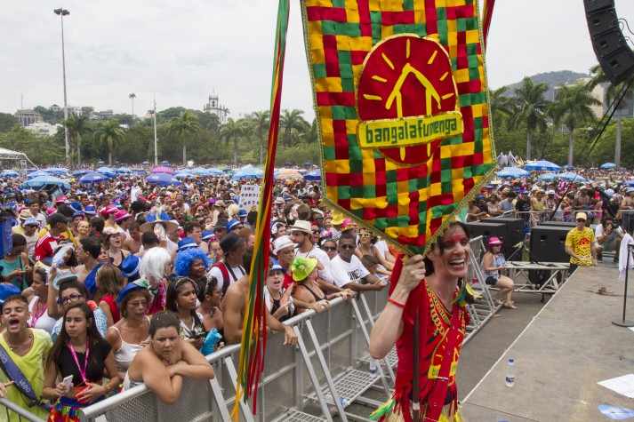 Bloco de Carnaval Bangalafumenga lotou o Aterro do Flamengo