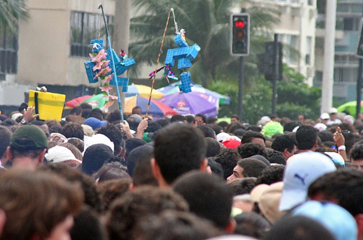 Monobloco no encerramento do carnaval do Rio de Janeiro