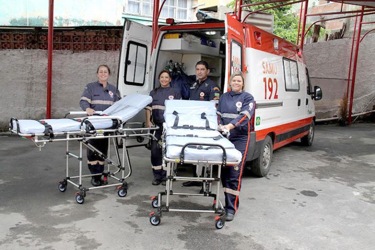 Samu de São Gonçalo adquire maca bariátrica para pacientes obesos