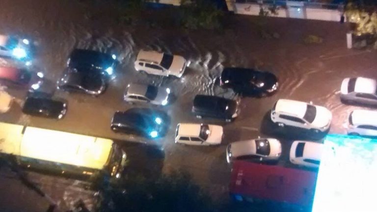 forte chuva em Niteroi