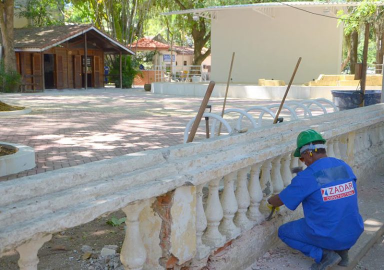 Primeira etapa das obras de revitalização do Horto do Fonseca será inaugurada em abril