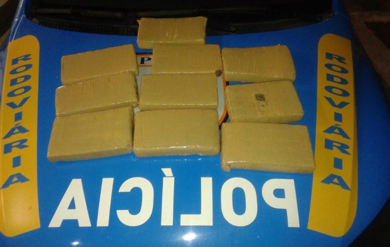 Polícia Rodoviária prende dois com 10 kg de maconha, em Maricá