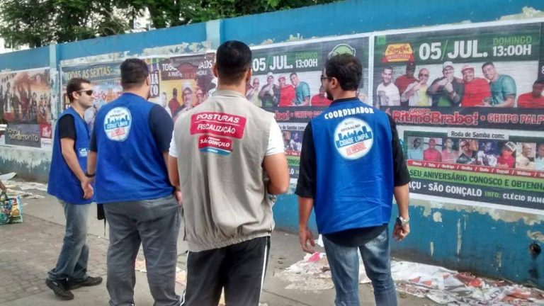 São Gonçalo combate propaganda irregular