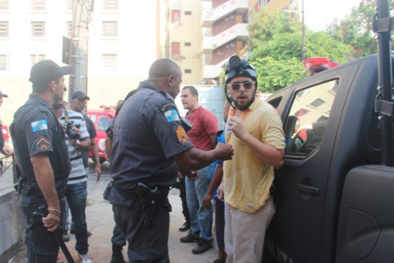 Desocupação de terreno da Oi, na zona norte do Rio