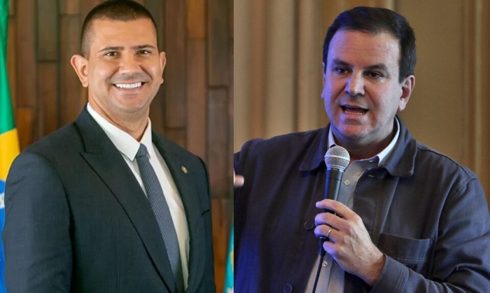 Douglas Ruas (PL) e Eduardo Paes (PSD), candidatos ao governo do Rio de Janeiro em 2026