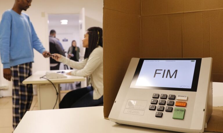 Seção eleitoral no Rio de Janeiro