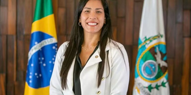 Deputada estadual Índia Armelau (PL) na Assembleia Legislativa do Estado do Rio de Janeiro